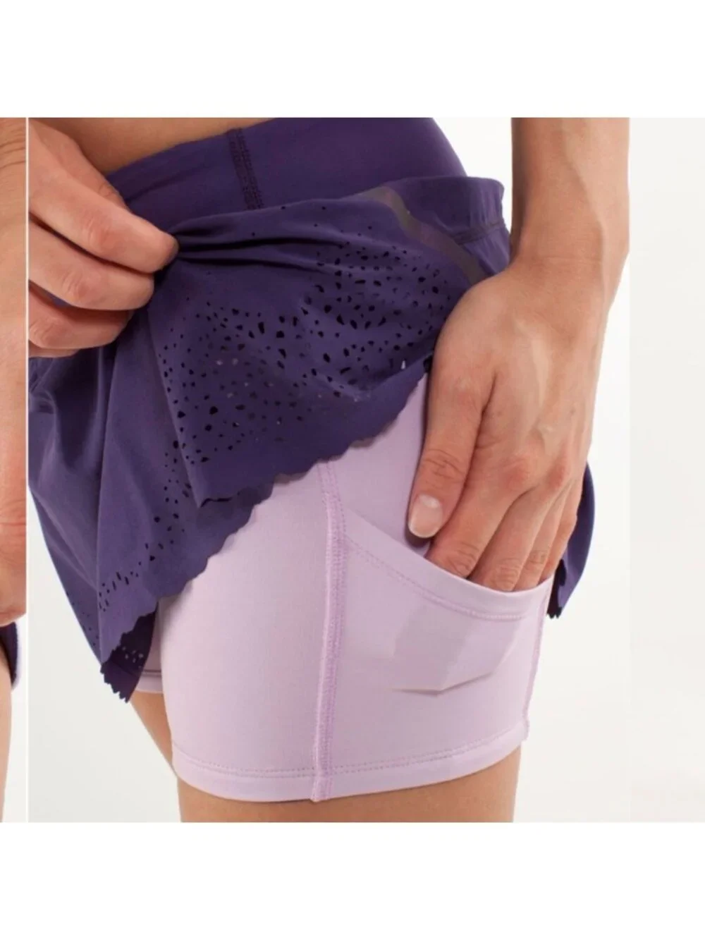 Lululemon Run A Marathon Skirt Concord Grape / Rose Quartz